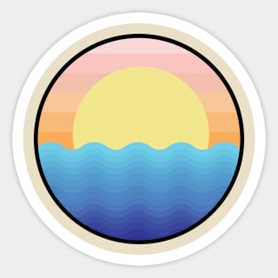 Sunset Sticker